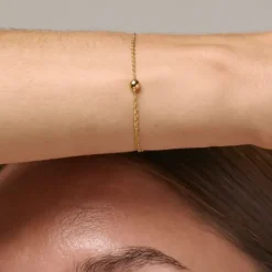 Enamel Balloon Plain armbånd i forgyldt sølv