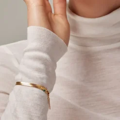 Enamel Carla armbånd i forgyldt sølv