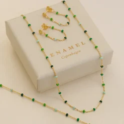 Enamel Lola Spring armbånd i forgyldt sølv