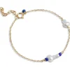 Enamel Sofia Marine armbånd i forgyldt sølv