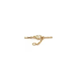 Enkel BNH ankelkæde i 14 karat guld 24-26 cm x 2,0 mm