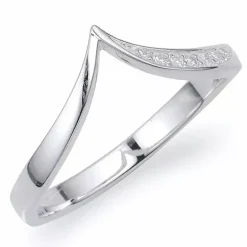 Enkel fingerring i sølv