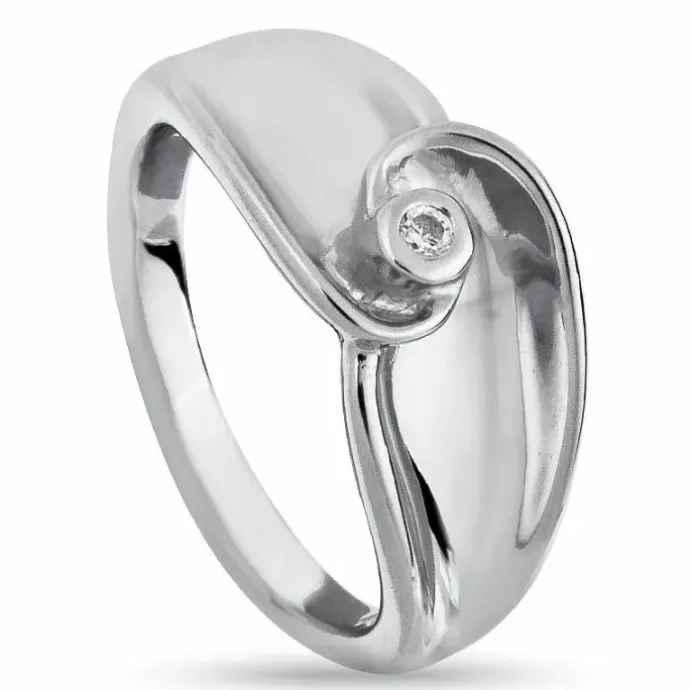 Enkel ring i sølv