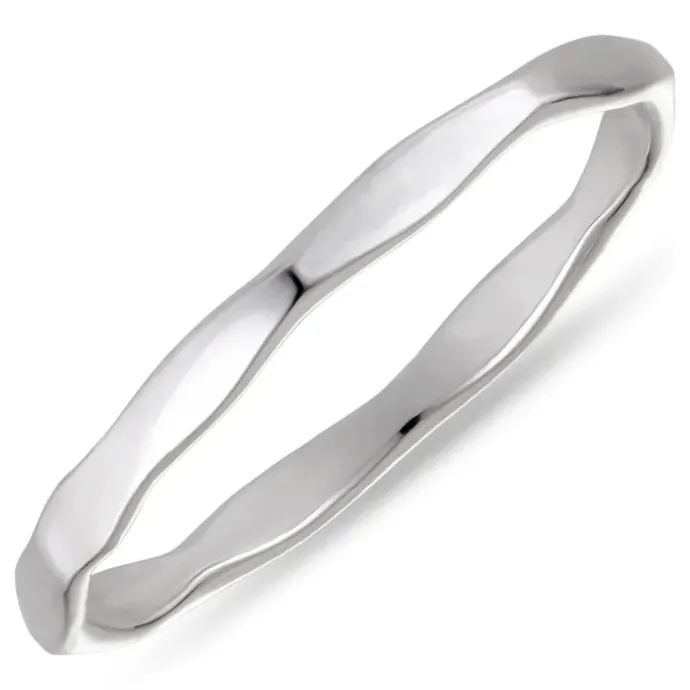 Enkel ring i sølv