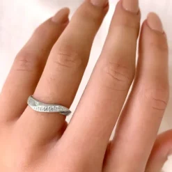 Enkel ring i sølv