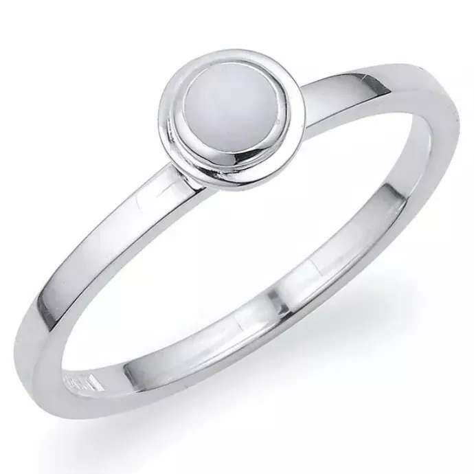 Enkel sølv ring i sølv