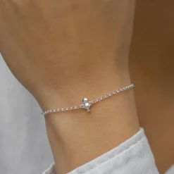 Familie armbånd i sølv med Søn i sølv