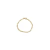 Figaroarmbånd i 14 karat guld 17 cm x 2,8 mm