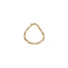 Figaroarmbånd i 14 karat guld 17 cm x 3,4 mm