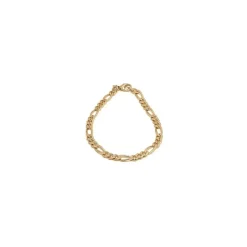 Figaroarmbånd i 14 karat guld 21 cm x 4,6 mm