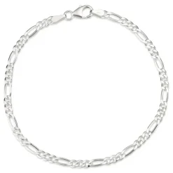 Figaroarmbånd i sølv 21 cm x 2,8 mm