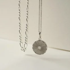 Figarohalskæde i sølv x 3,5 mm