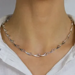 Halskæde i sølv x 6,0 mm