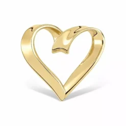Hjerte vedhæng i 9 karat guld
