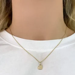 Hjerte vedhæng i 8 karat guld