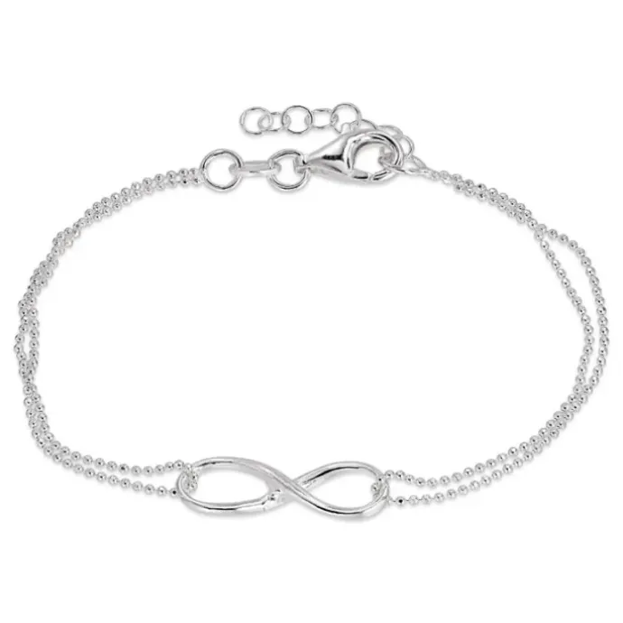 Infinity armbånd i sølv