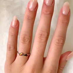 Infinity rav ring i sølv