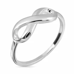 Infinity ring i sølv
