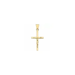 Jesus guld BNH kors i 8 karat guld