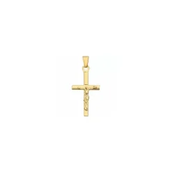 Jesus guld BNH kors i 14 karat guld