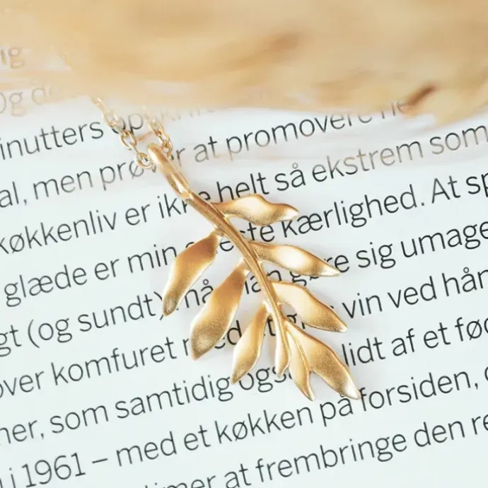 Julie Sandlau Tree of Life vedhæng i forgyldt sølv