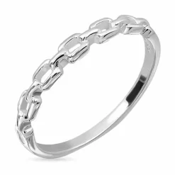 Kæde ring i sølv