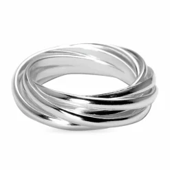 Knude ring i sølv