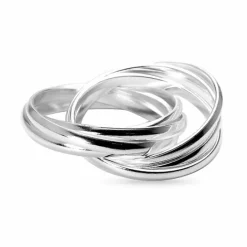 Knude ring i sølv