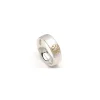 Kollektionsprøve blomster zirkon ring i sølv og alm. guld