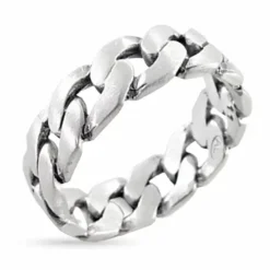 Kollektionsprøve panzer ring i sølv
