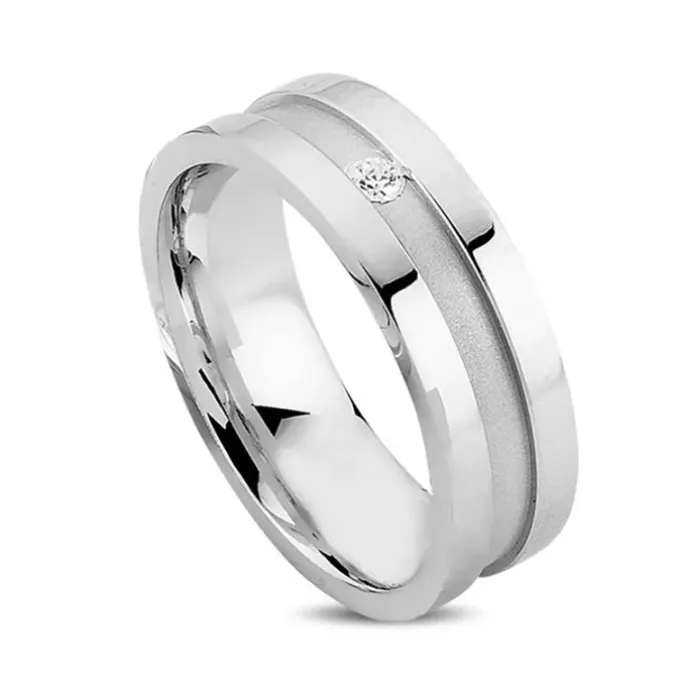 Kollektionsprøve zirkon ring i sølv