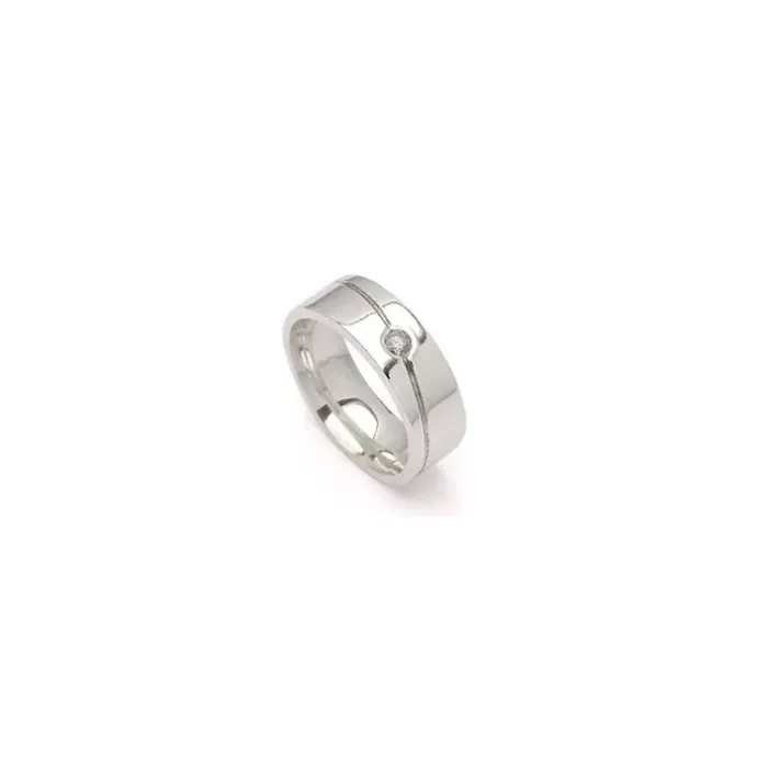 Kollektionsprøve zirkon ring i sølv