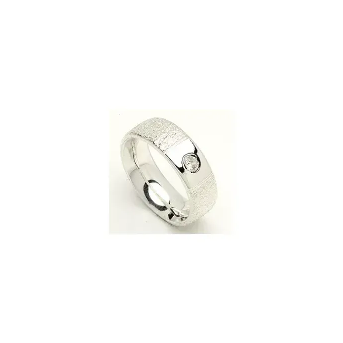 Kollektionsprøve zirkon ring i sølv