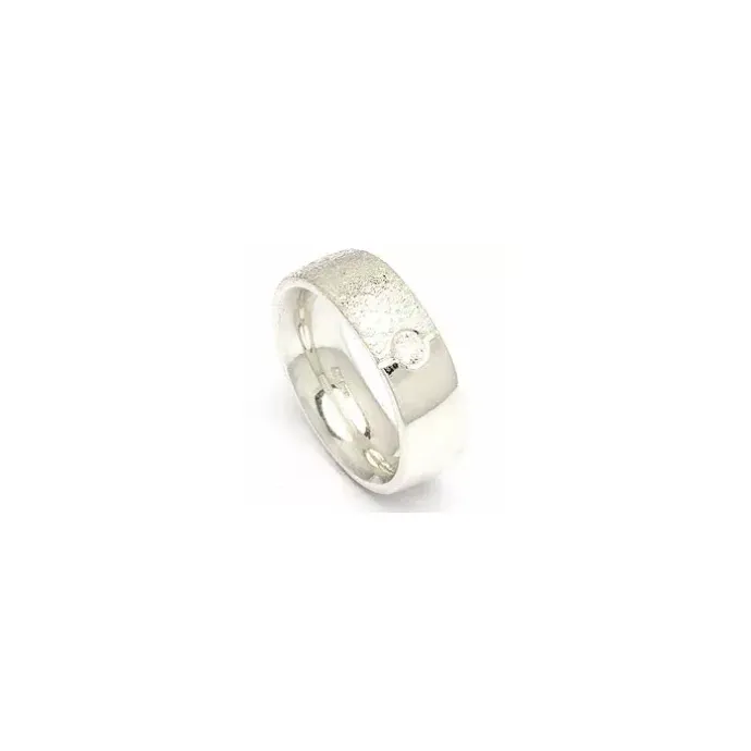 Kollektionsprøve zirkon ring i sølv