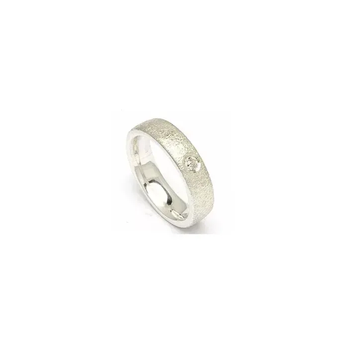 Kollektionsprøve zirkon ring i sølv