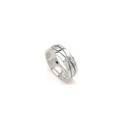Kollektionsprøve zirkon ring i sølv