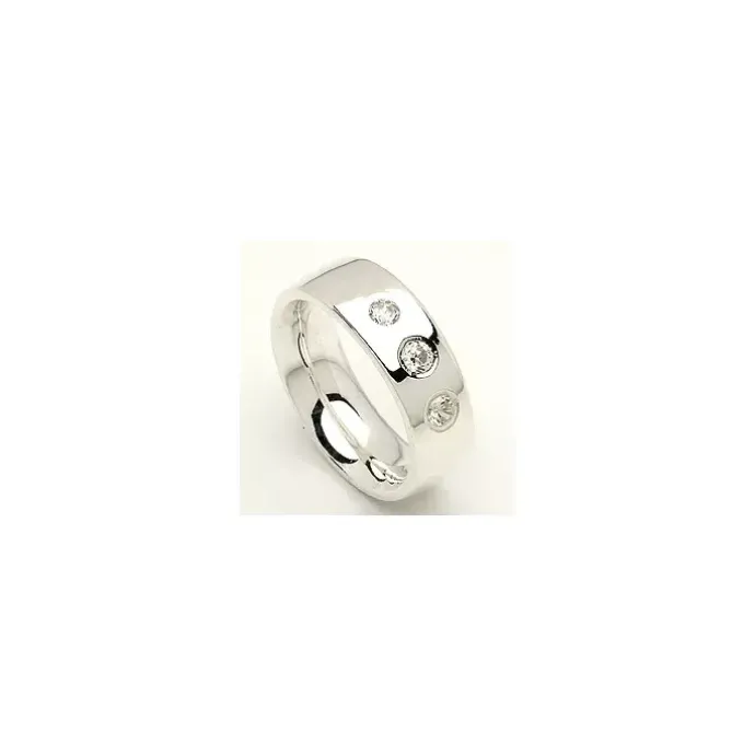 Kollektionsprøve zirkon ring i sølv