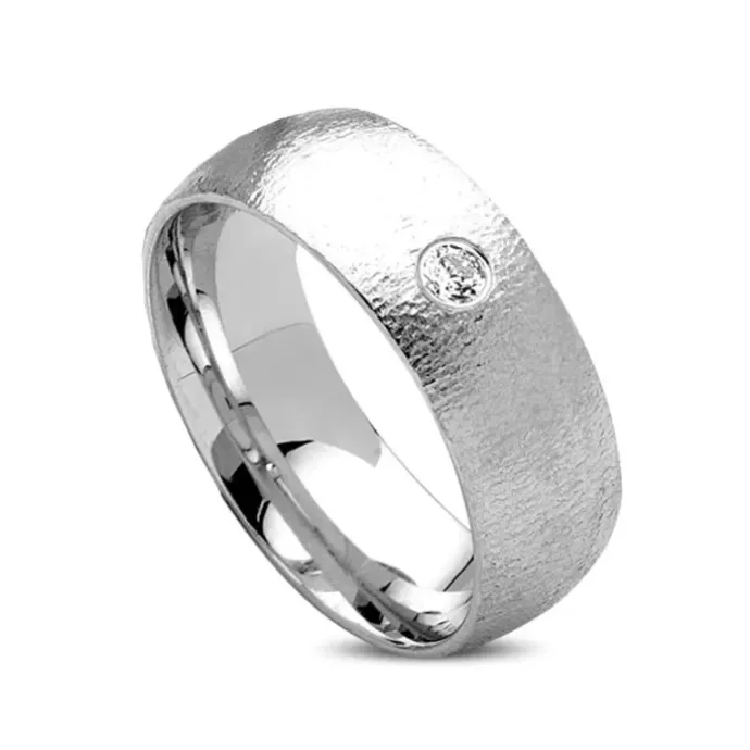 Kollektionsprøve zirkon ring i sølv