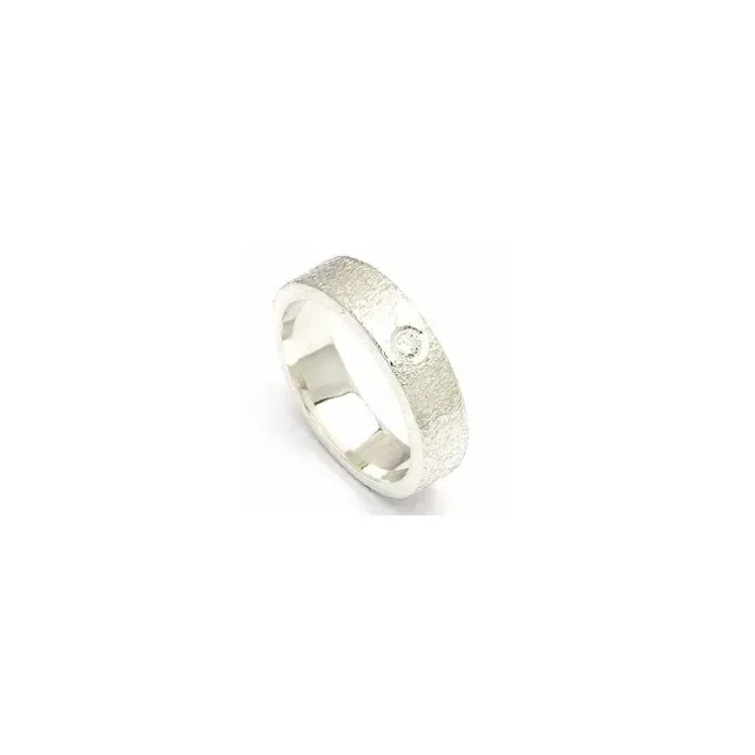 Kollektionsprøve zirkon ring i sølv