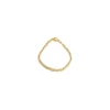 Kongearmbånd i 14 karat guld 21 cm x 3,2 mm