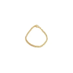 Kongearmbånd i 14 karat guld 18,5 cm x 2,8 mm