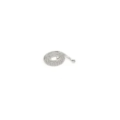 Kongearmbånd i 14 karat hvidguld 17 cm x 1,8 mm