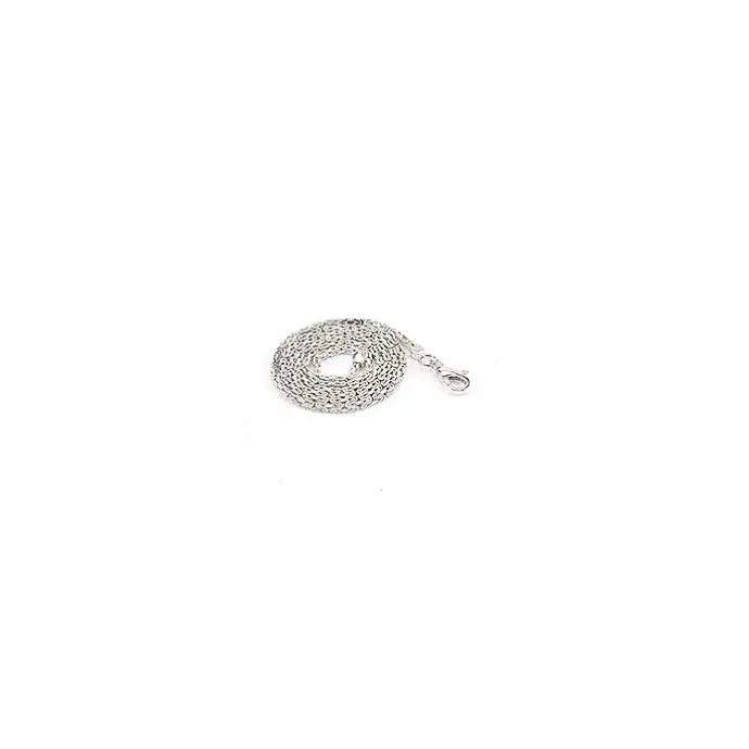 Kongearmbånd i 14 karat hvidguld 18,5 cm x 1,8 mm