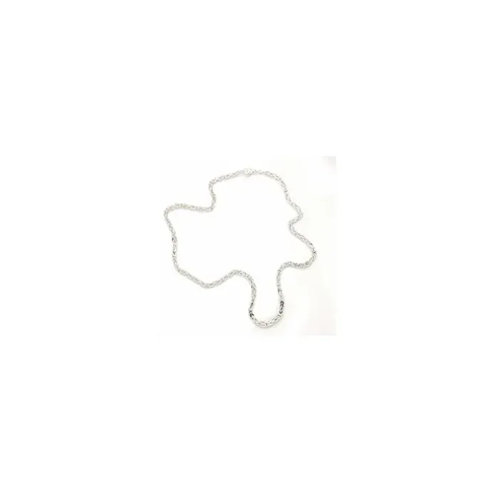 Lang kongehalskæde i sølv 70 cm x 2,8 mm