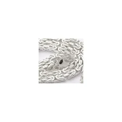 Lang kongehalskæde i sølv 70 cm x 2,8 mm