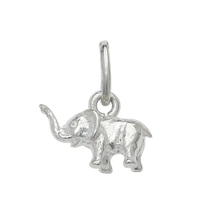 Lille elefant vedhæng i sølv