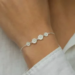 Marguerit armbånd i sølv - Maggie