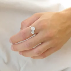 Marguerit ring i sølv - Maggie