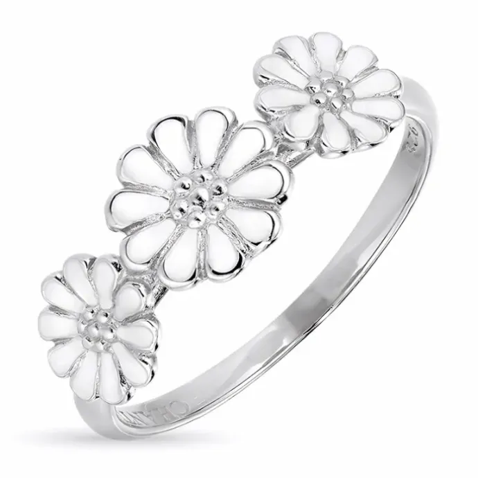 Marguerit ring i sølv - Maggie