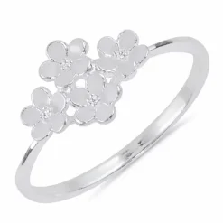 Marguerit ring i sølv - Majse